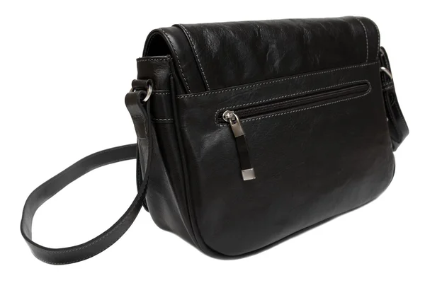 Weibliche schwarze Handtasche — Stockfoto