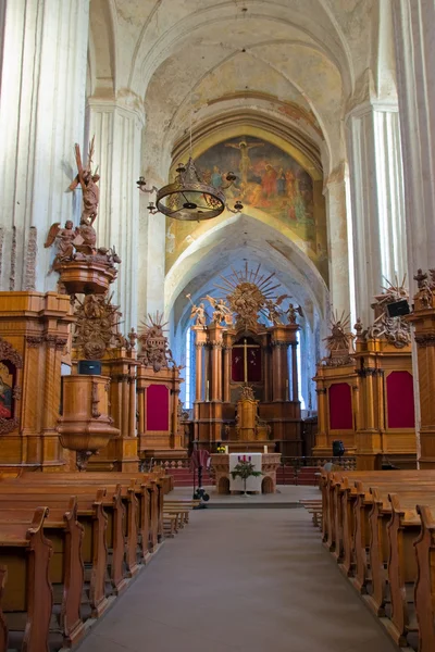 内部的教会的伯尔纳的维尔纽斯 — 图库照片