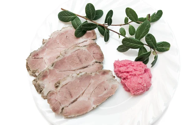Succulent roast pork meat — Stock Photo, Image