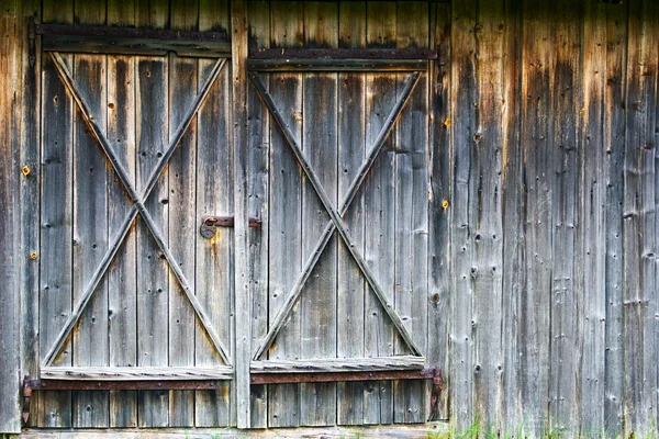 Barn-wood door — Stock Photo, Image