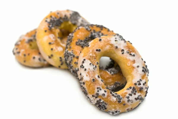 Bagels with poppy seeds — Stock Photo, Image