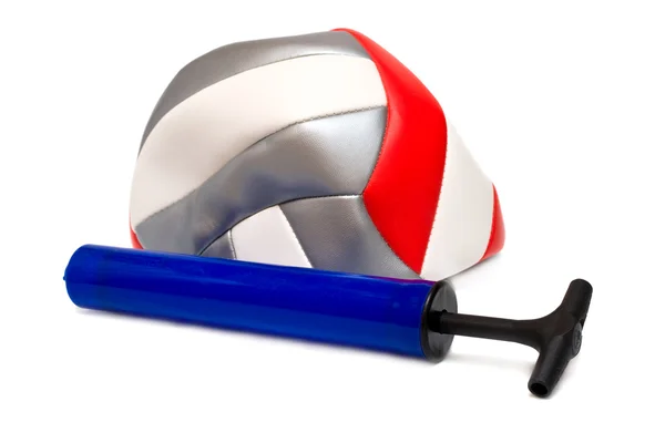 Pompa di aria e palla — Foto Stock