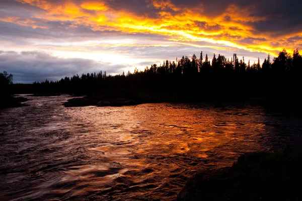 stock image Beautiful colors of dusk