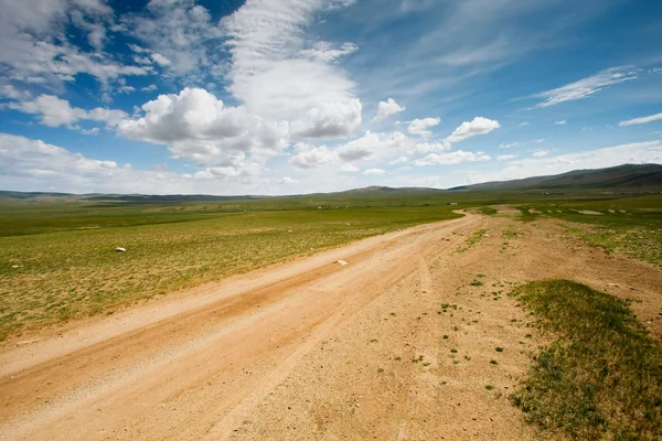 The endless steppes of Mongolia — Stock Photo, Image