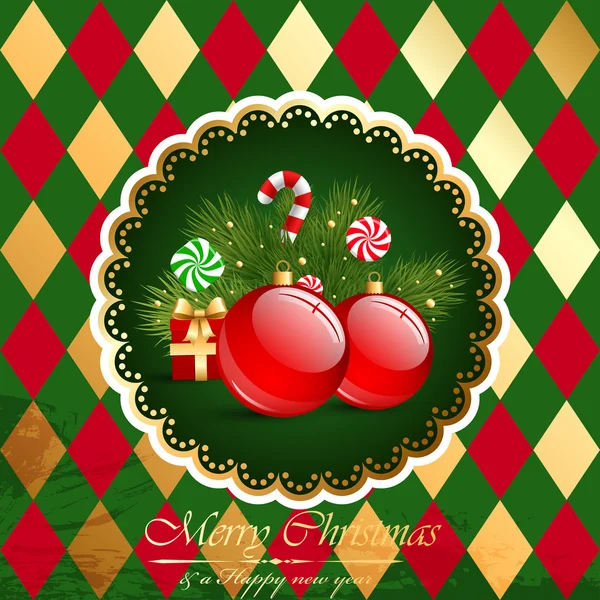 Millésime Noël . — Image vectorielle