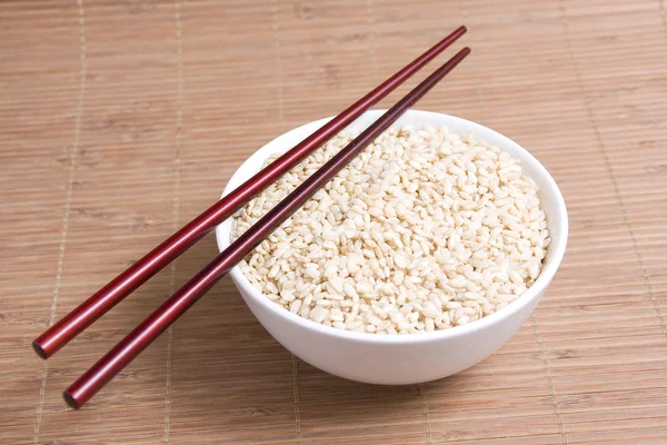 Chopstick in bowl — Stock Photo, Image