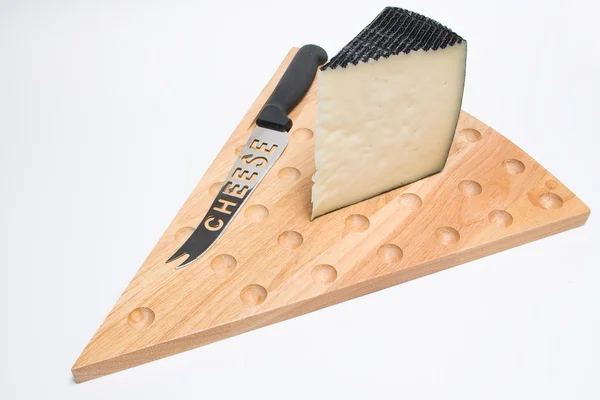 チーズとナイフ ストックフォト