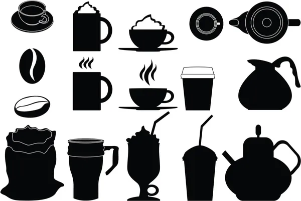 Коллекция кофе — стоковый вектор