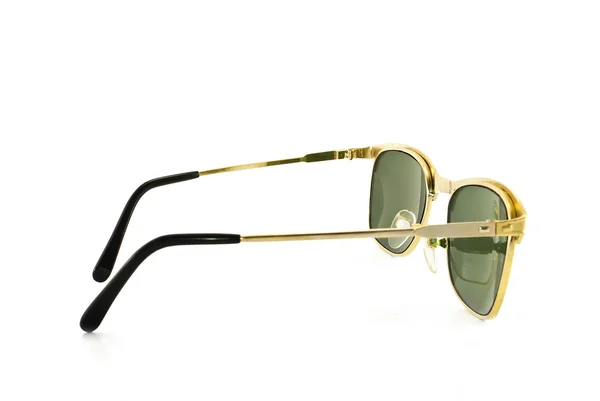 Goldene Sonnenbrille — Stockfoto