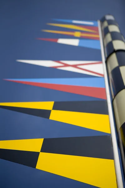 Tengeri kikötő zászló — Stock Fotó