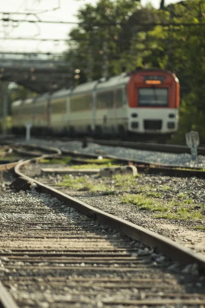 stock image Leaving train