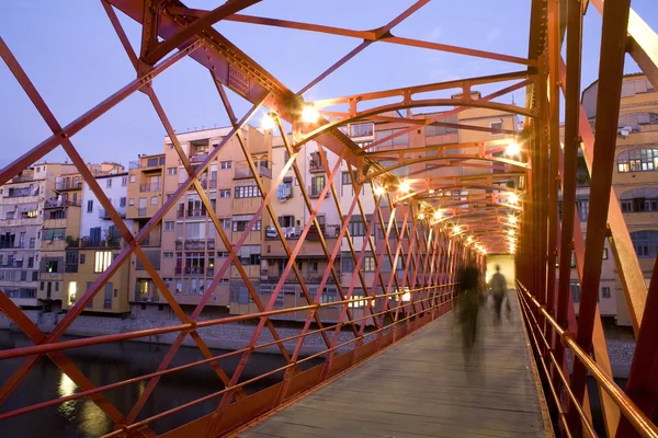 Girona eiffel most — Zdjęcie stockowe