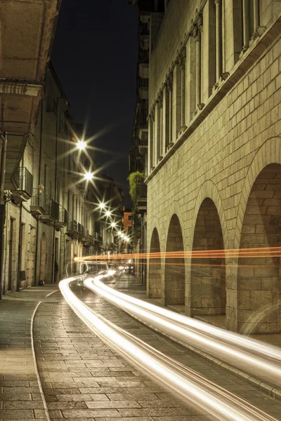 Girona und seine alten Straßen — Stockfoto