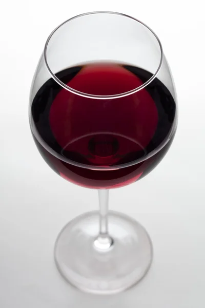 stock image Red wine glass