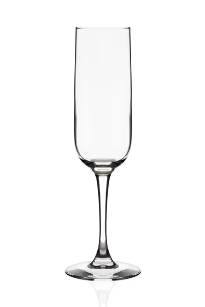 Empty champagne flute — Stock Photo, Image