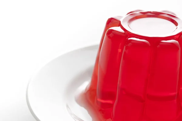Röd gelatin — Stockfoto