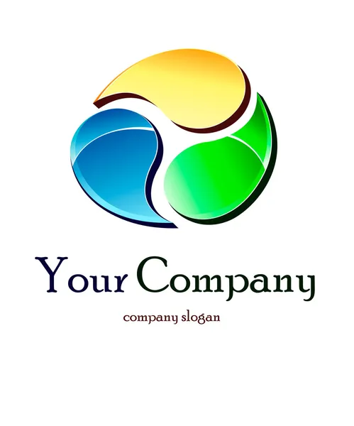 Логотип символический бизнес — стоковый вектор