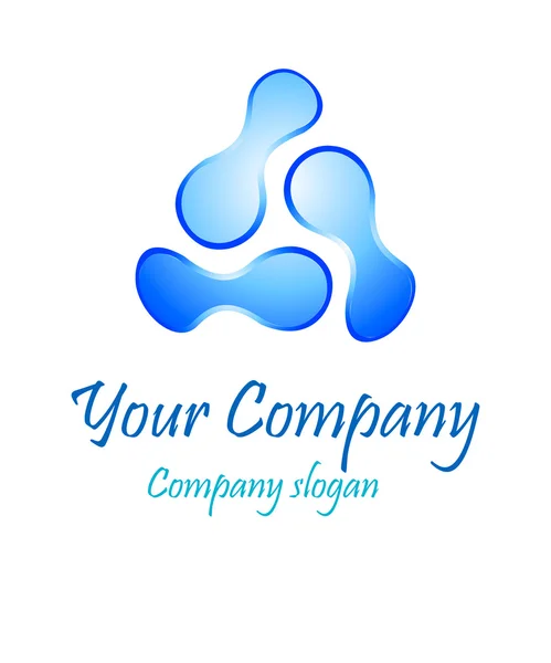 Логотип Символ бізнес дизайну Ілюстрація Назва — стоковий вектор