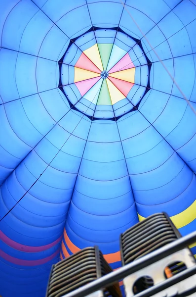 Dentro de um balão de ar quente — Fotografia de Stock