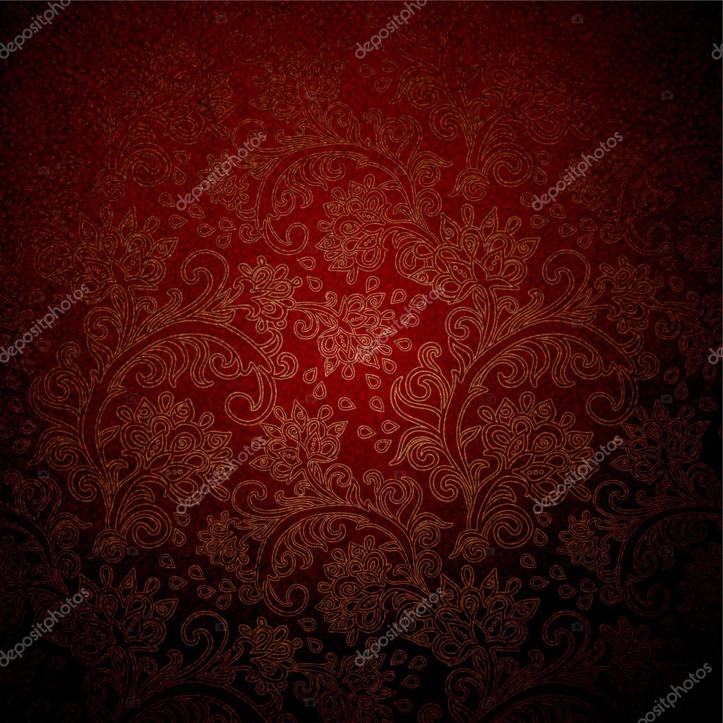 Dark red patterned wallpaper — Stock Photo © AVER 7789652