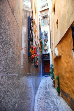 Alley in Toledo. clipart