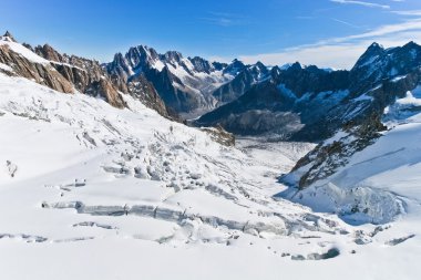 Mont Blanc - l'Aiguille du Midi clipart