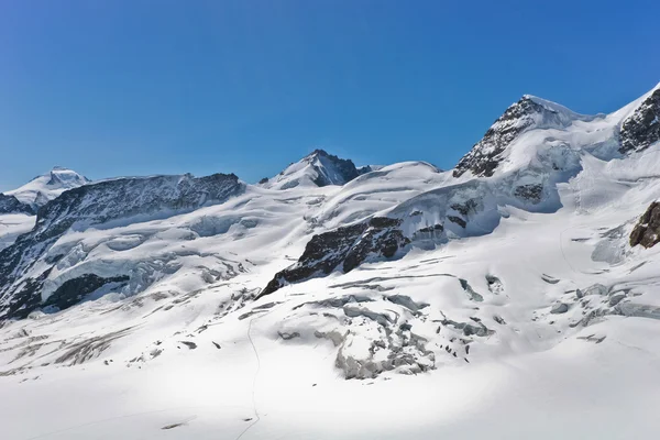 Geleira no topo de Jungfrau — Fotografia de Stock