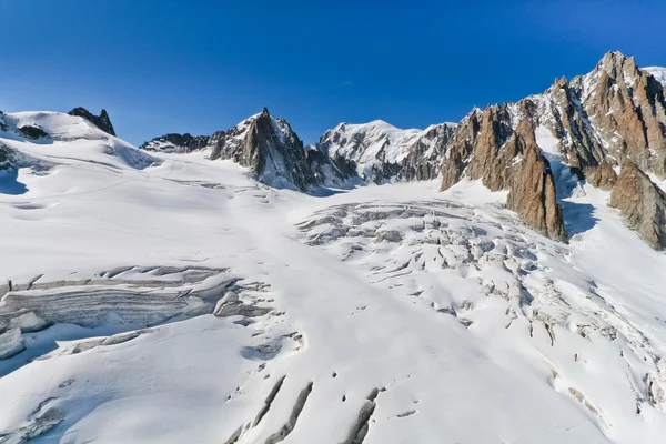 Mont Blanc - l'Aiguille du Midi — Zdjęcie stockowe