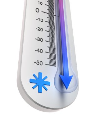 Thermometer : Temperature decline clipart