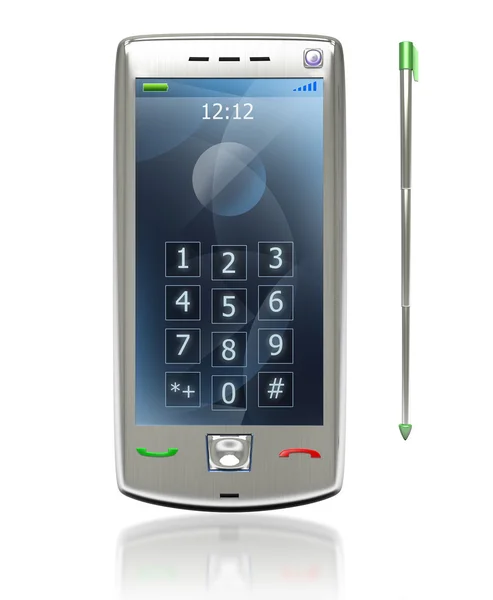 Мобильный телефон pda 3G — стоковое фото