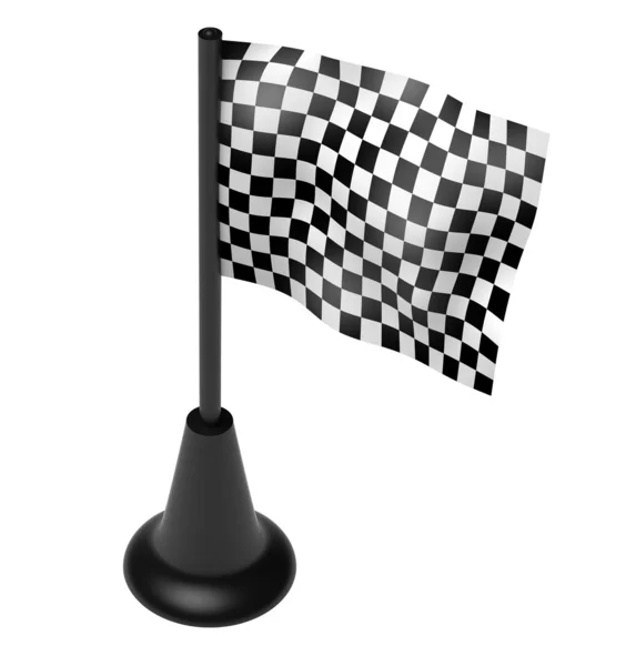 Racing Flags and Finish — Stock Photo, Image