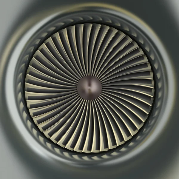 stock image Gas Turbine Jet Engine