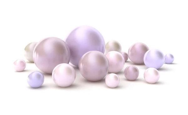 Perlen. hohe Qualität 3D-Bild — Stockfoto
