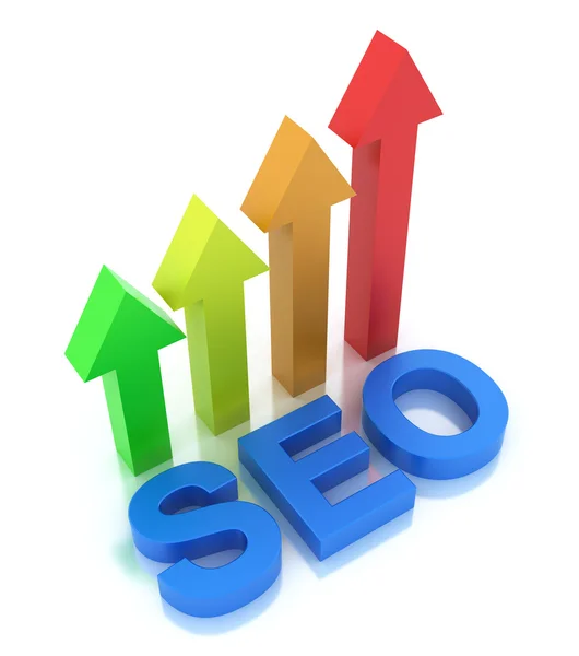 SEO - Search Engine Optimization está crescendo — Fotografia de Stock