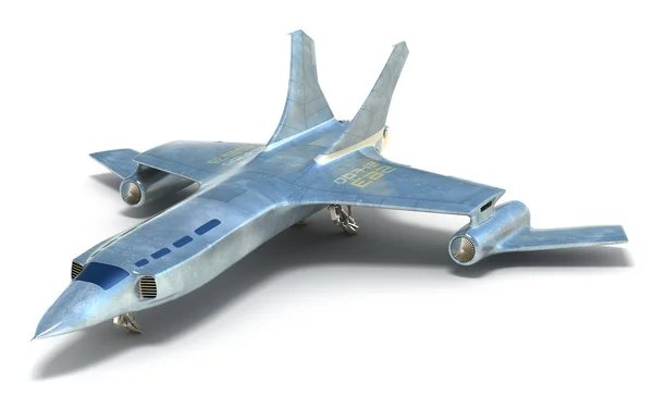 Future spaceship . 3D image . — Stock Photo, Image