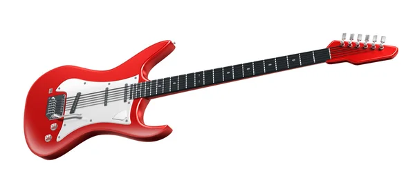E-Gitarre. 3D-Bild. — Stockfoto