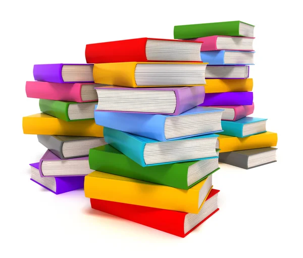 Knihy vícebarevná — Stock fotografie