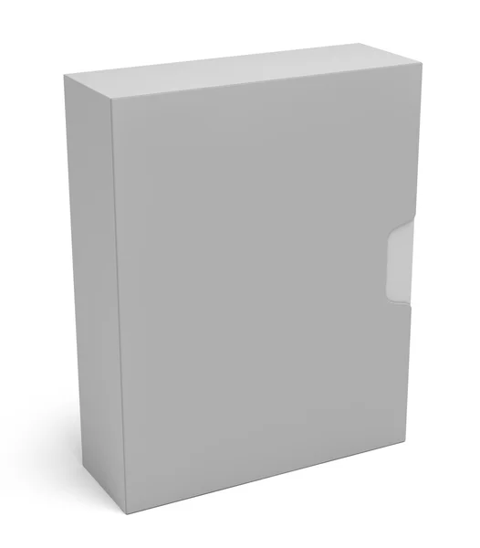 Caixa de software isolada em branco — Fotografia de Stock