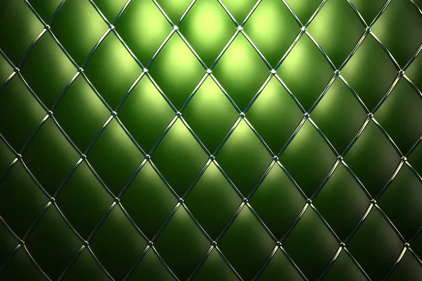 Green genuine leather pattern background — Stock Photo, Image