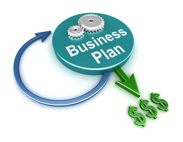 Business plan concept — Stock Photo, Image