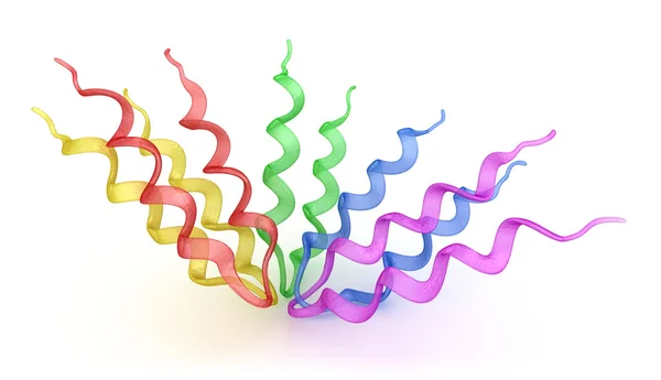 Modelo de proteína 3D —  Fotos de Stock