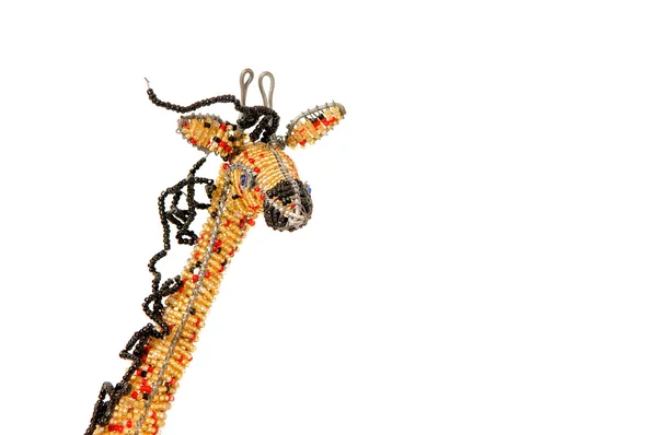 Close-up of beadwork giraffe — Stock Photo, Image