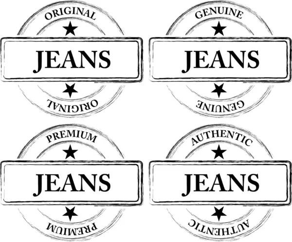 Stock vector Jeans Seals (Stamps)