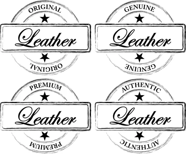 stock vector Leather Seals (Stamps)