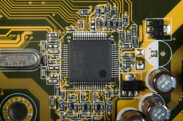 stock image Printed Circuit Board Elements