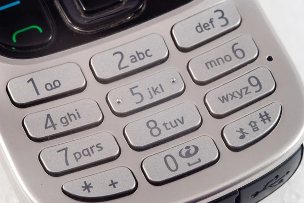 Mobile Phone Keyboard — Stock Photo, Image