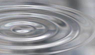 Ripples In Liquid Silver clipart