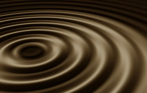 Ripples In Black Coffee — Stock Photo, Image