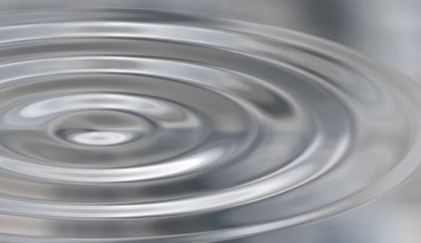 Ripples In Liquid Silver — Stock Photo, Image