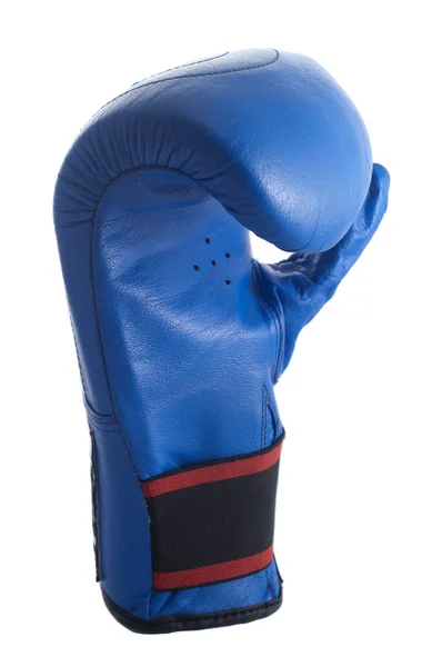 Blue training box gloves — Stock Photo, Image